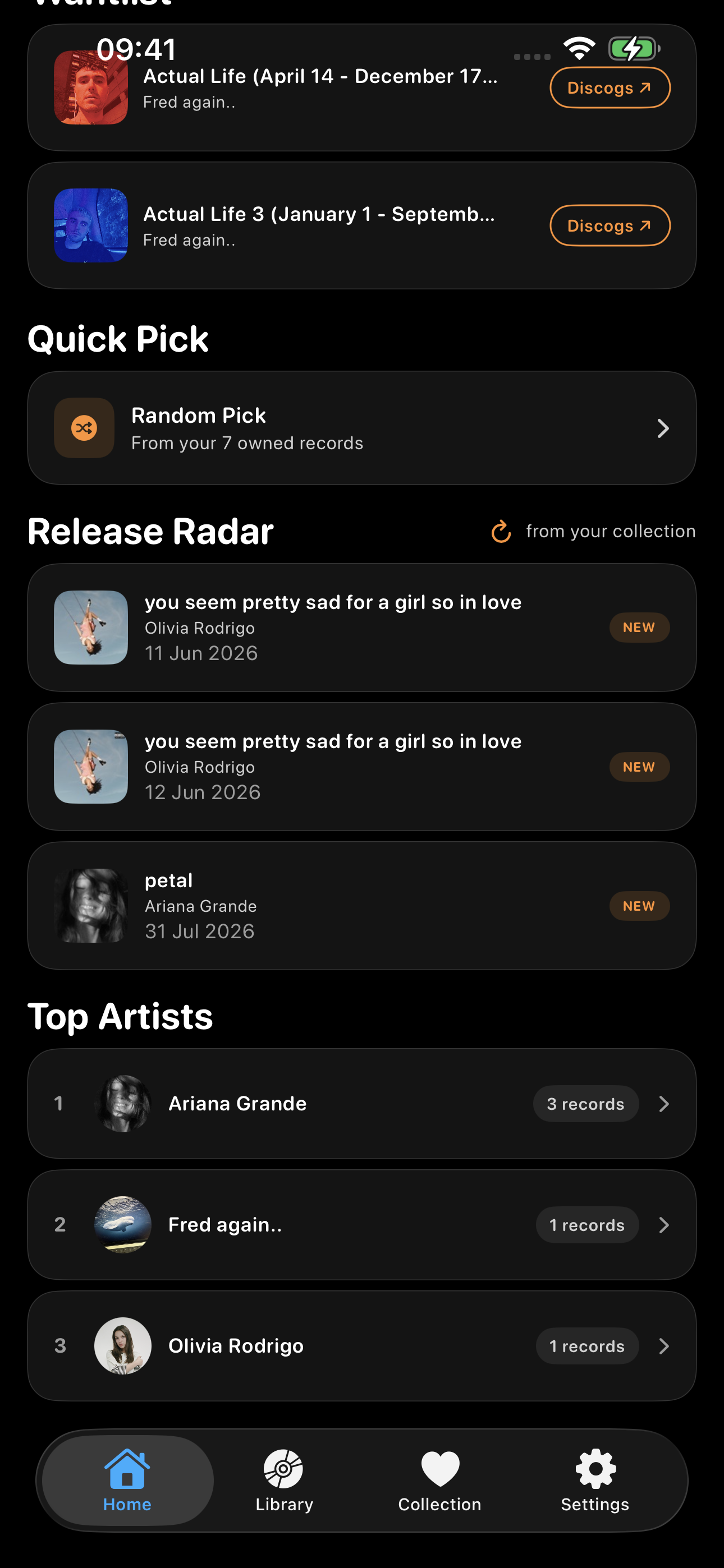 Release Radar